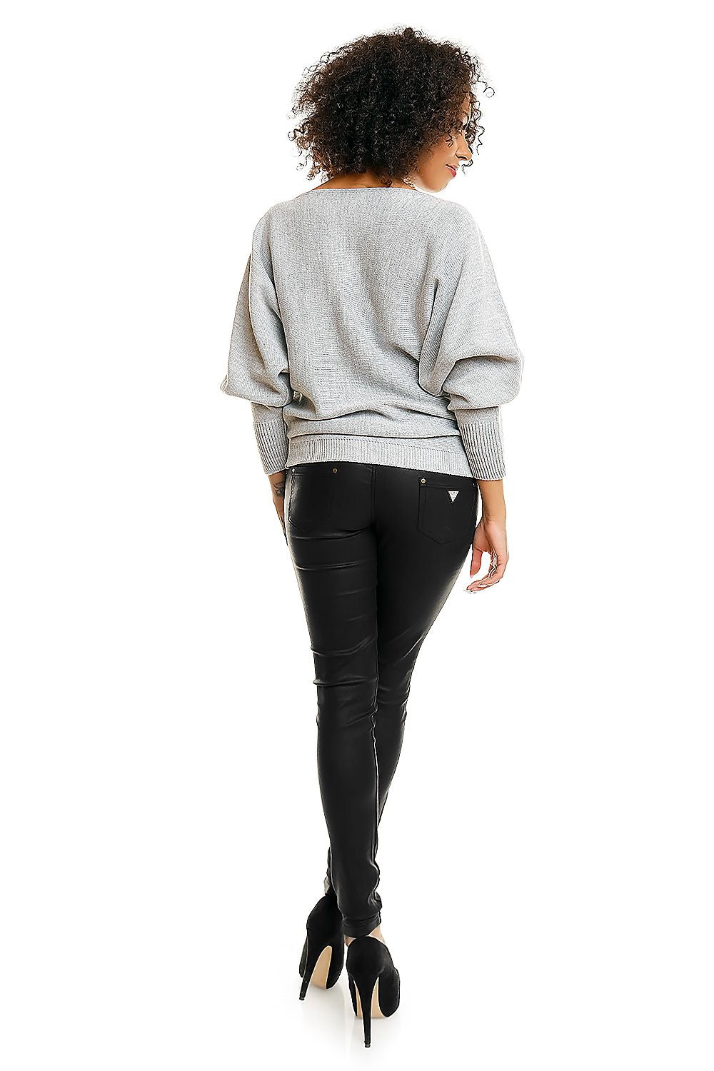  Svetr s netopýřími rukávy  model 84282 PeeKaBoo 