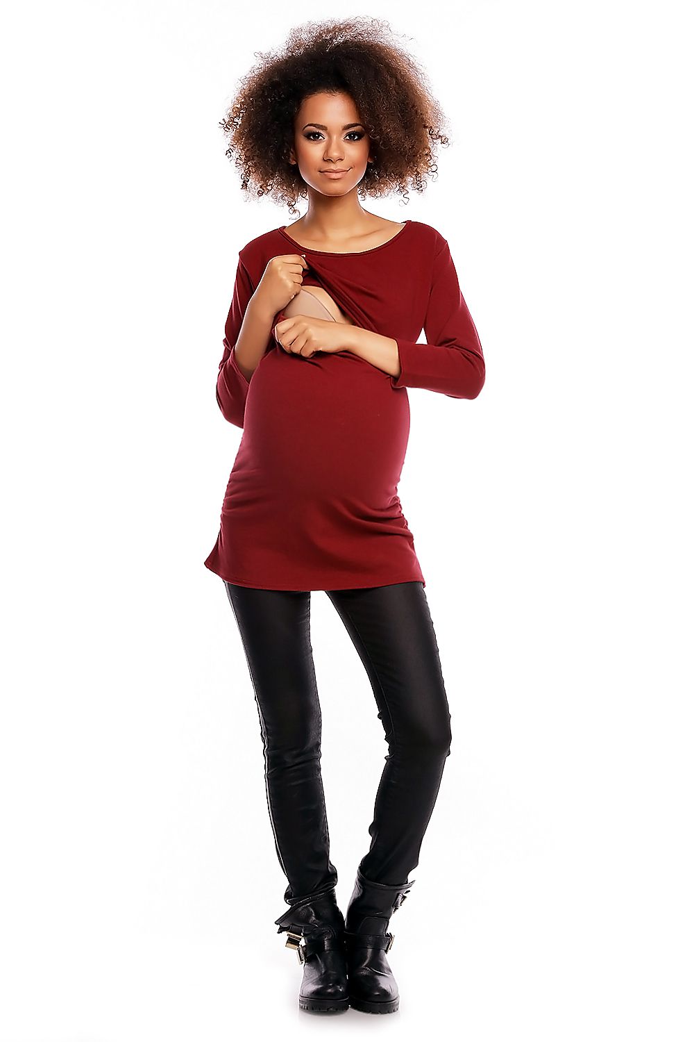  Těhotenská tunika model 84455 PeeKaBoo 