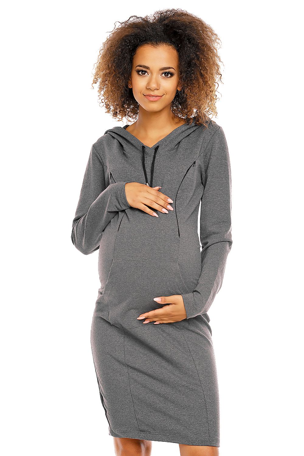  Těhotenské šaty model 94413 PeeKaBoo 