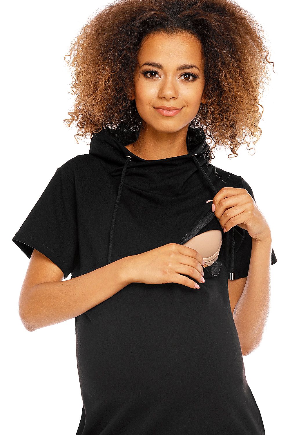  Těhotenské šaty model 94422 PeeKaBoo 