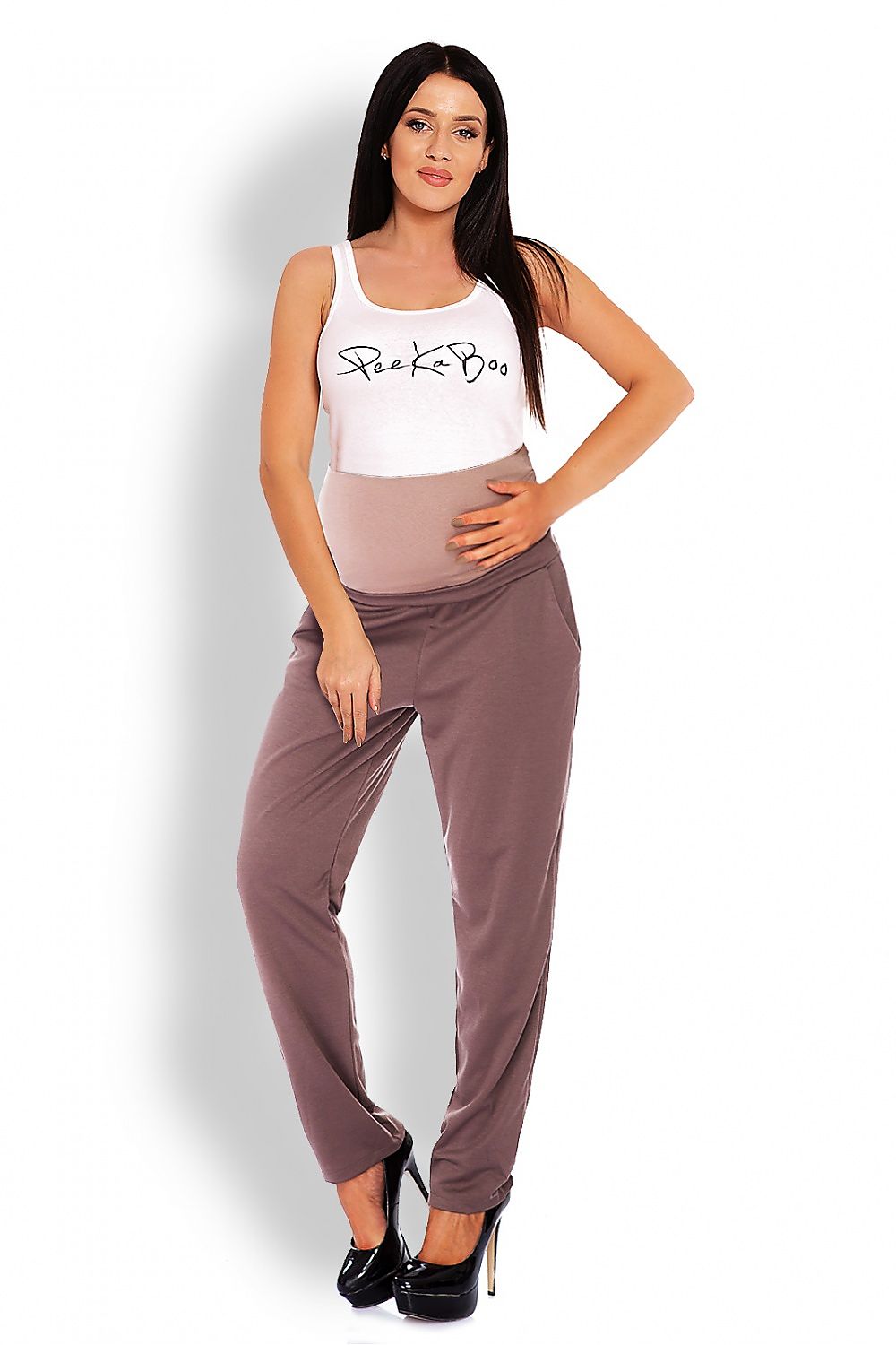  Těhotenské kalhoty model 126080 PeeKaBoo 