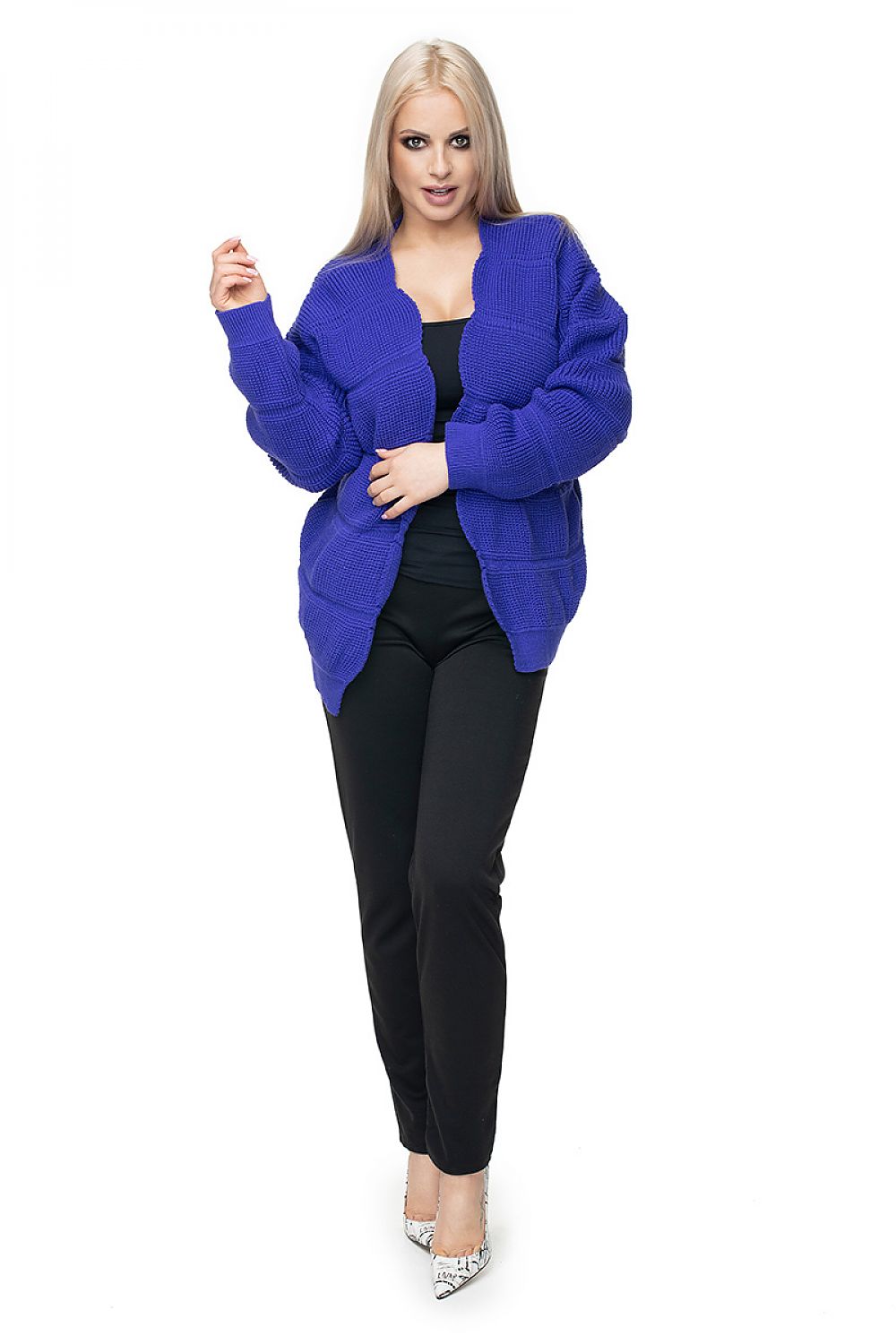  Svetr na zapínání  model 131590 PeeKaBoo 