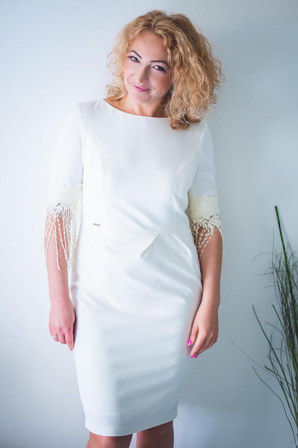  šaty plus size model 132938 Jersa 