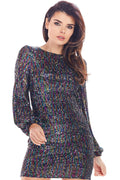  Večerní šaty model 139583 awama 