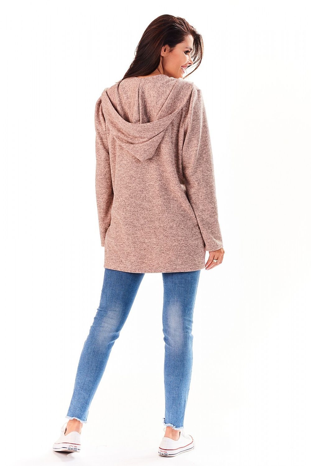  Svetr na zapínání  model 139949 awama 