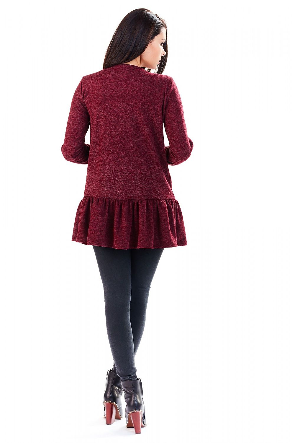  Svetr na zapínání  model 139956 awama 