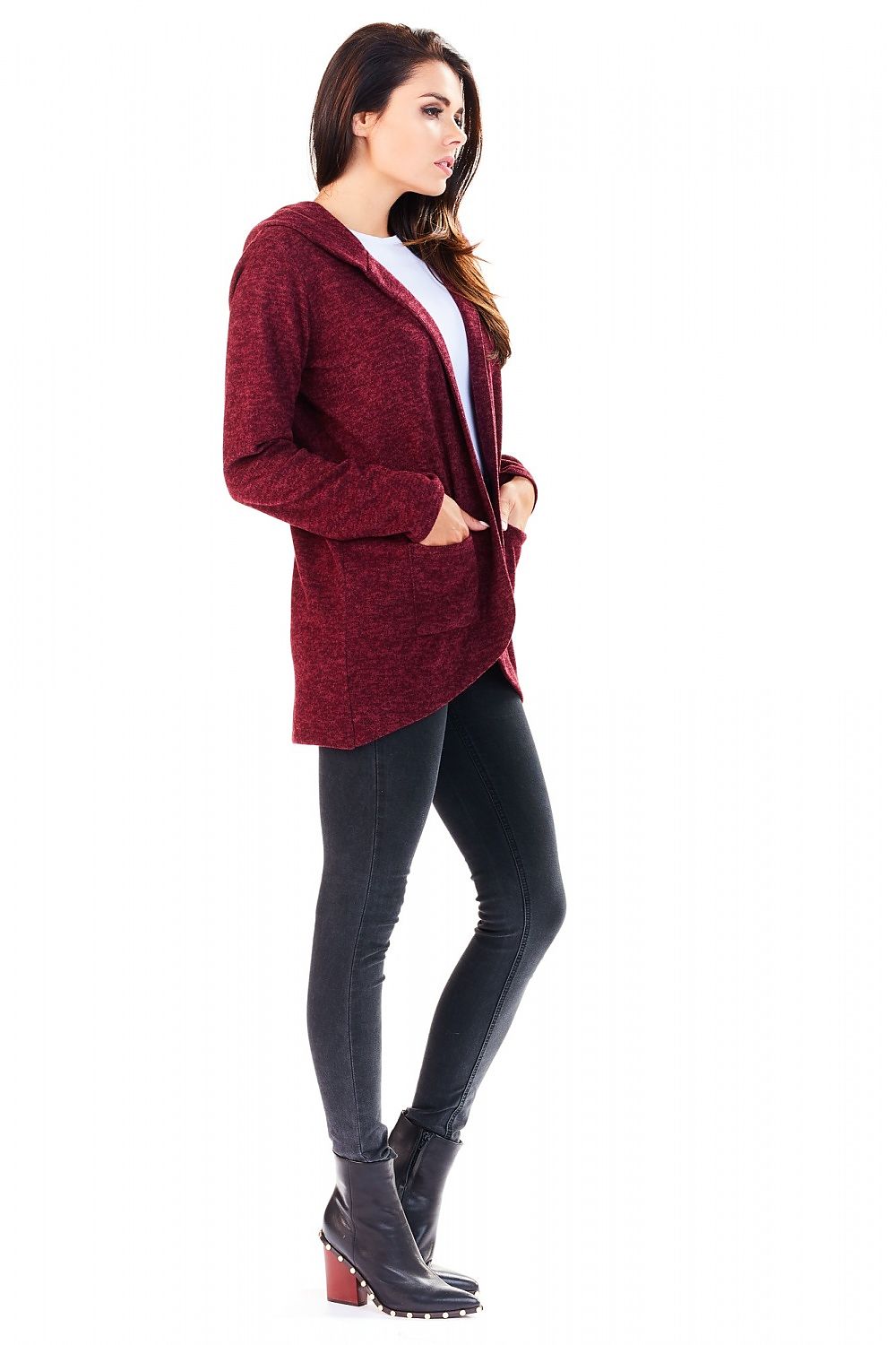  Svetr na zapínání  model 144692 awama 