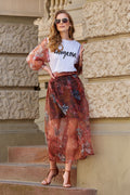  Sukně dlouhá  model 145582 Makadamia 