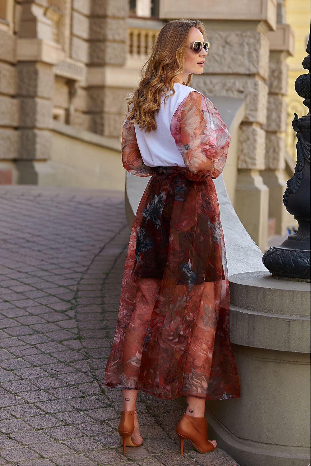 Sukně dlouhá  model 145582 Makadamia 