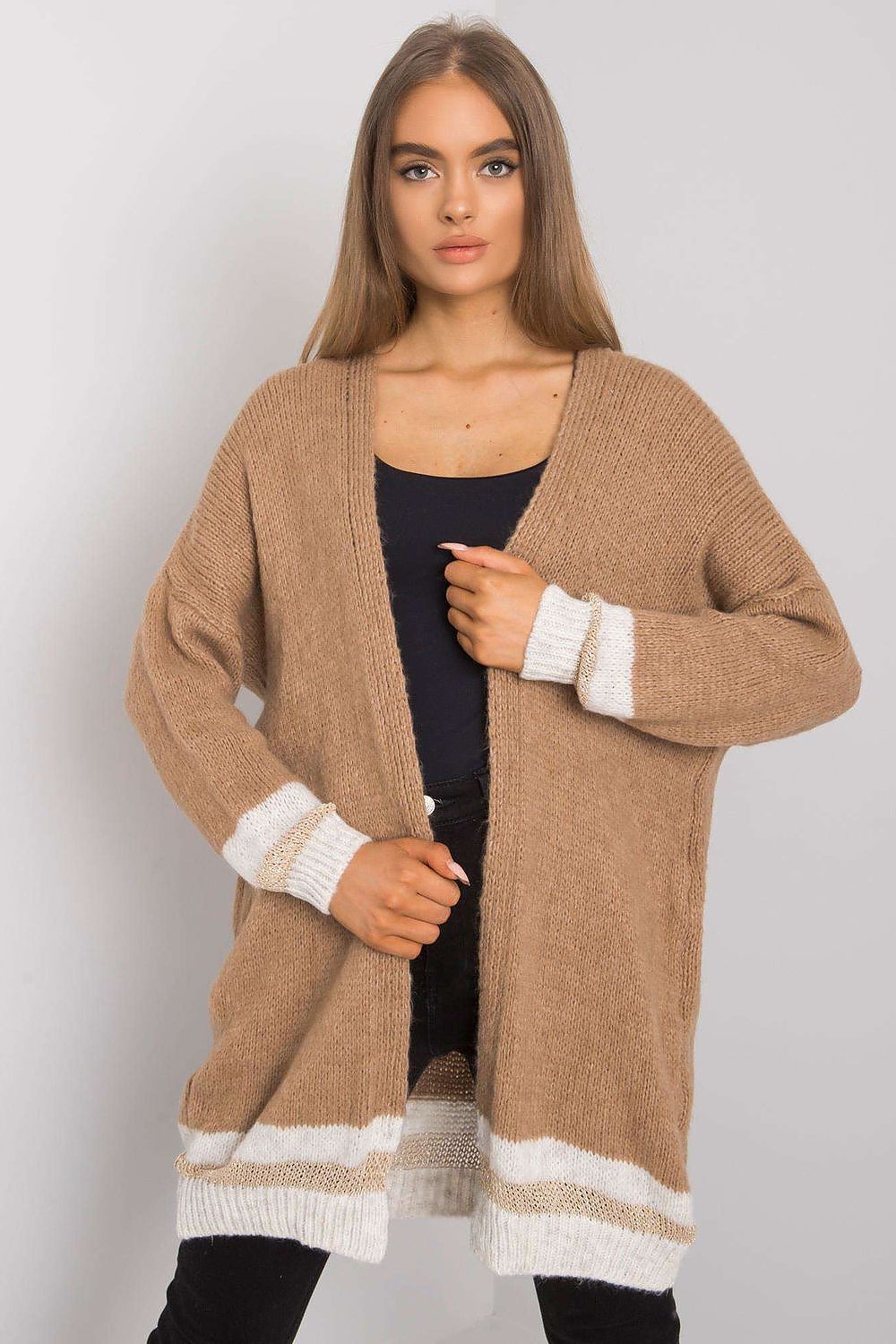  Svetr na zapínání  model 159722 Och Bella 