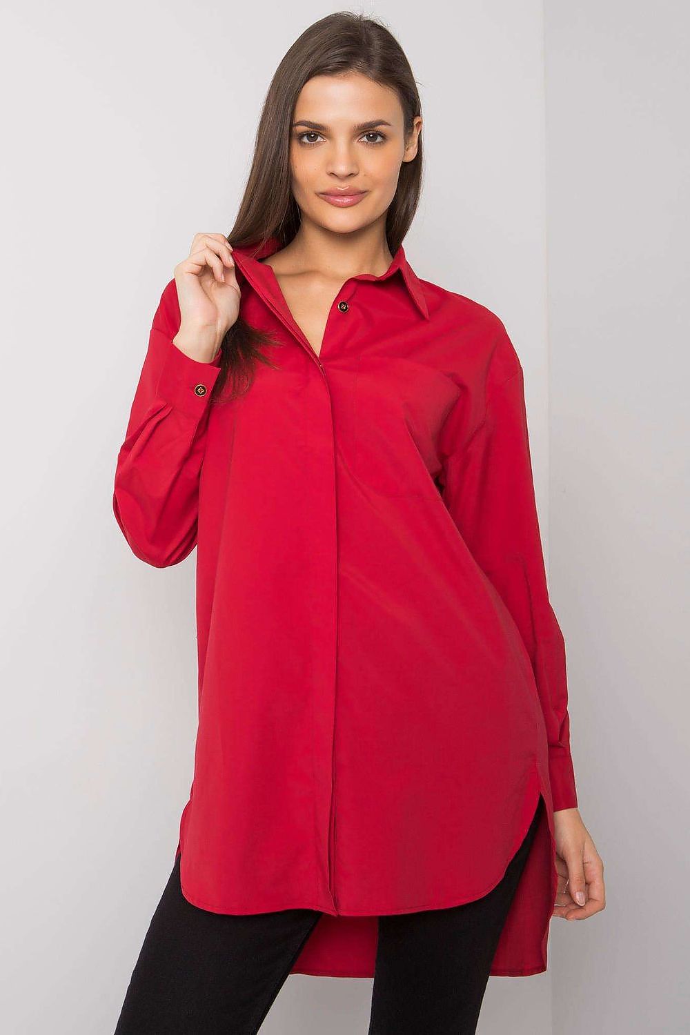  Košile s dlouhým rukávem  model 160735 Ex Moda 