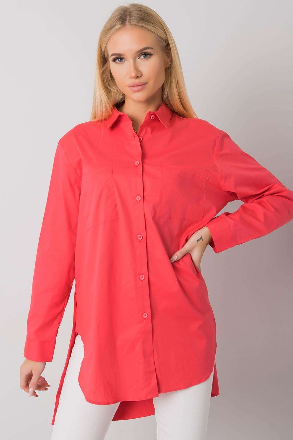  Košile s dlouhým rukávem  model 160740 Ex Moda 