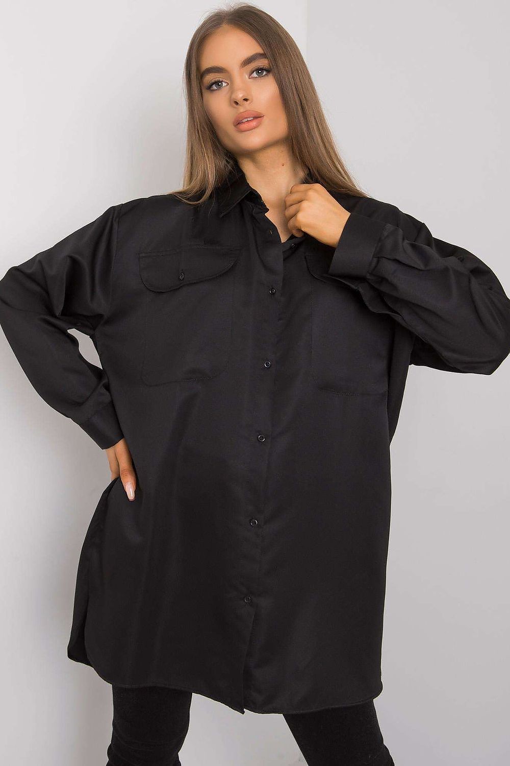  Košile s dlouhým rukávem  model 160756 Ex Moda 