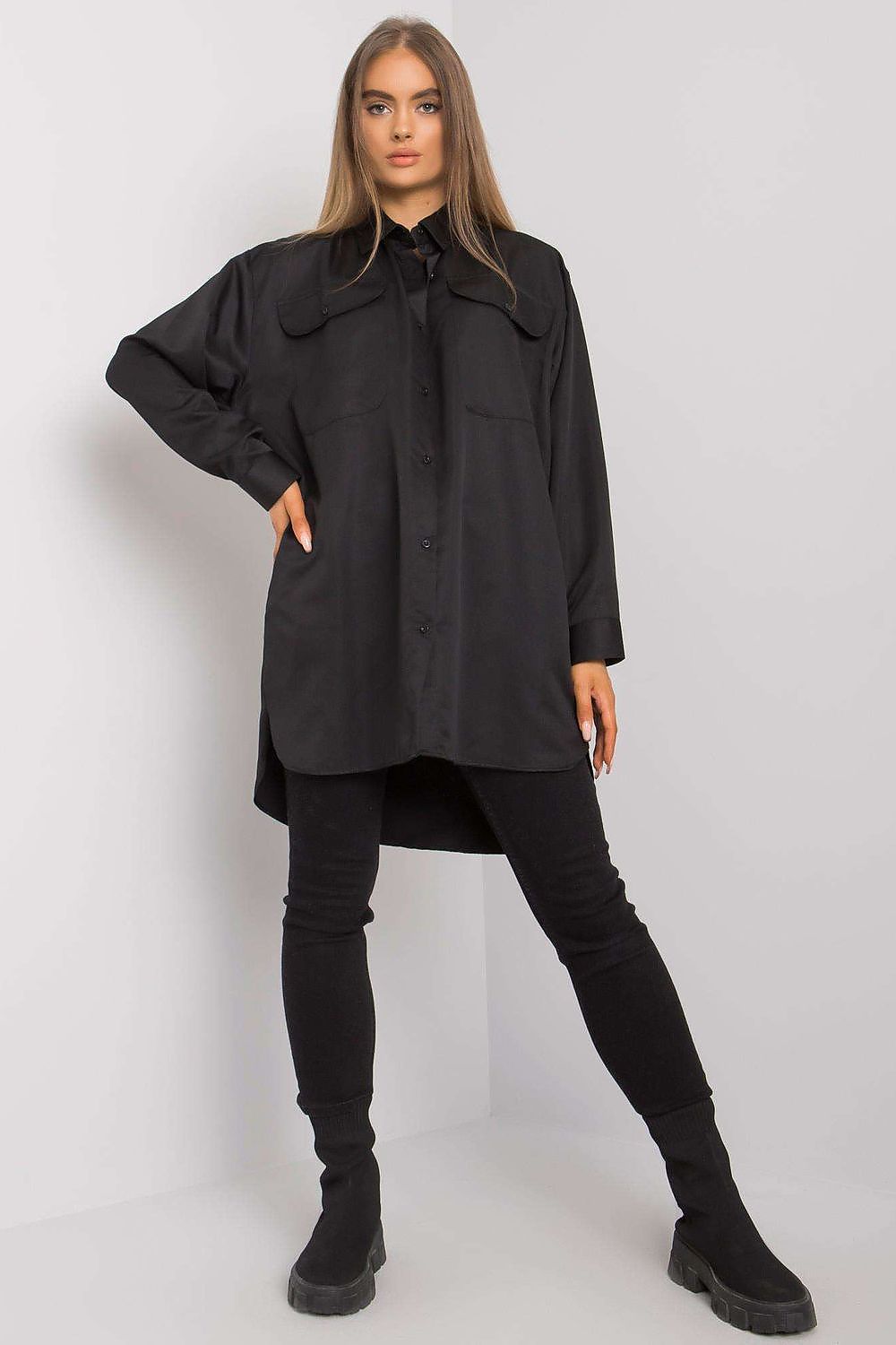  Košile s dlouhým rukávem  model 160756 Ex Moda 
