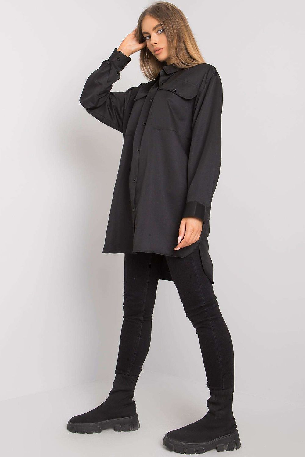  Košile s dlouhým rukávem  model 160756 Ex Moda 