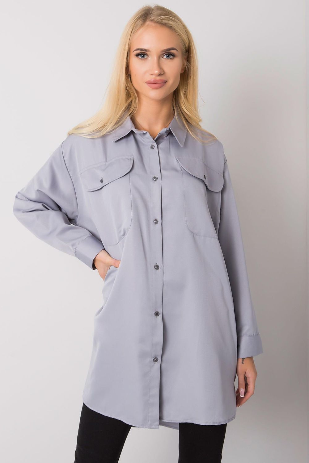  Košile s dlouhým rukávem  model 160758 Ex Moda 