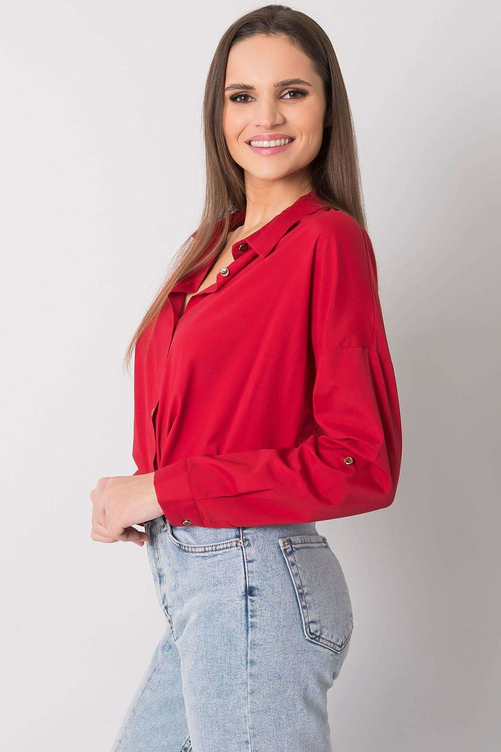  Košile s dlouhým rukávem  model 161933 Ex Moda 