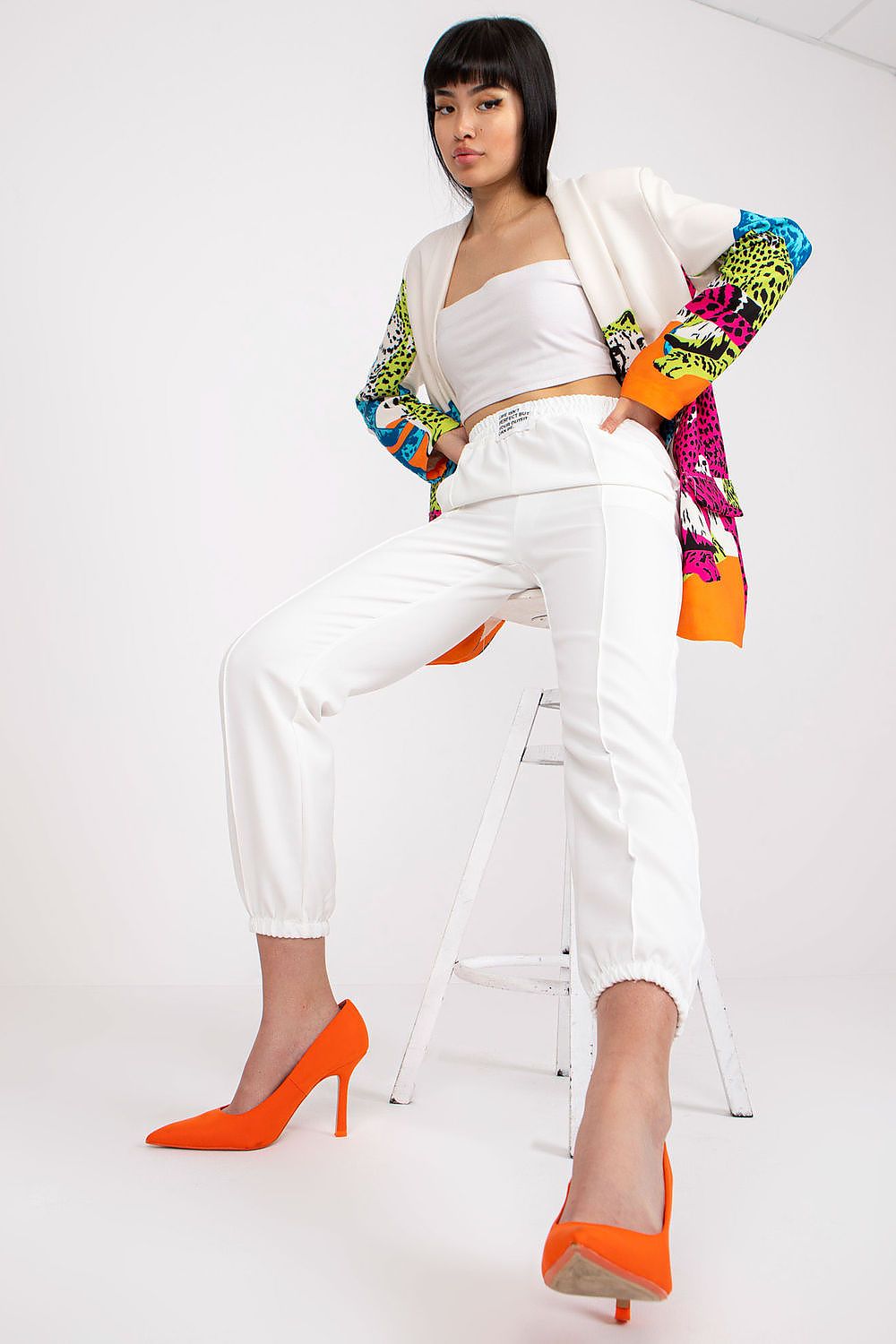 Dámské kalhoty  model 167003 Italy Moda 