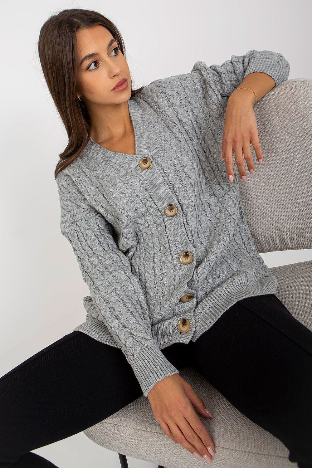  Svetr na zapínání  model 170544 Rue Paris 