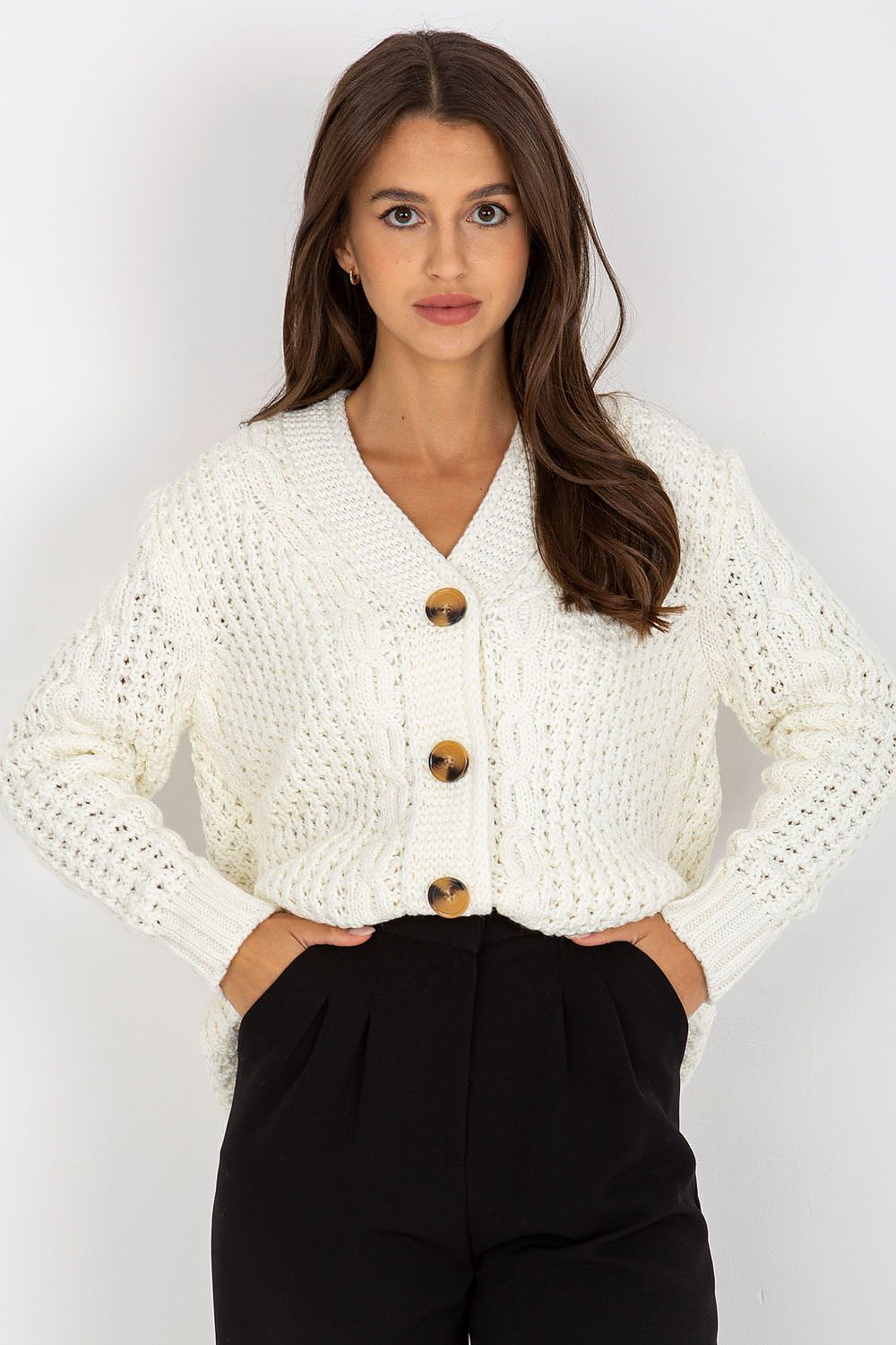  Svetr na zapínání  model 170763 Rue Paris 
