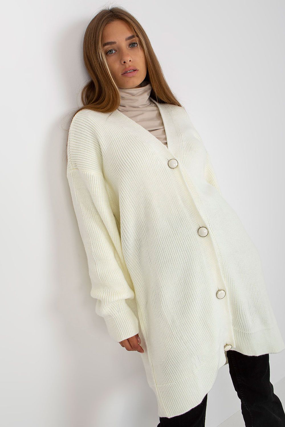  Svetr na zapínání  model 171007 Rue Paris 