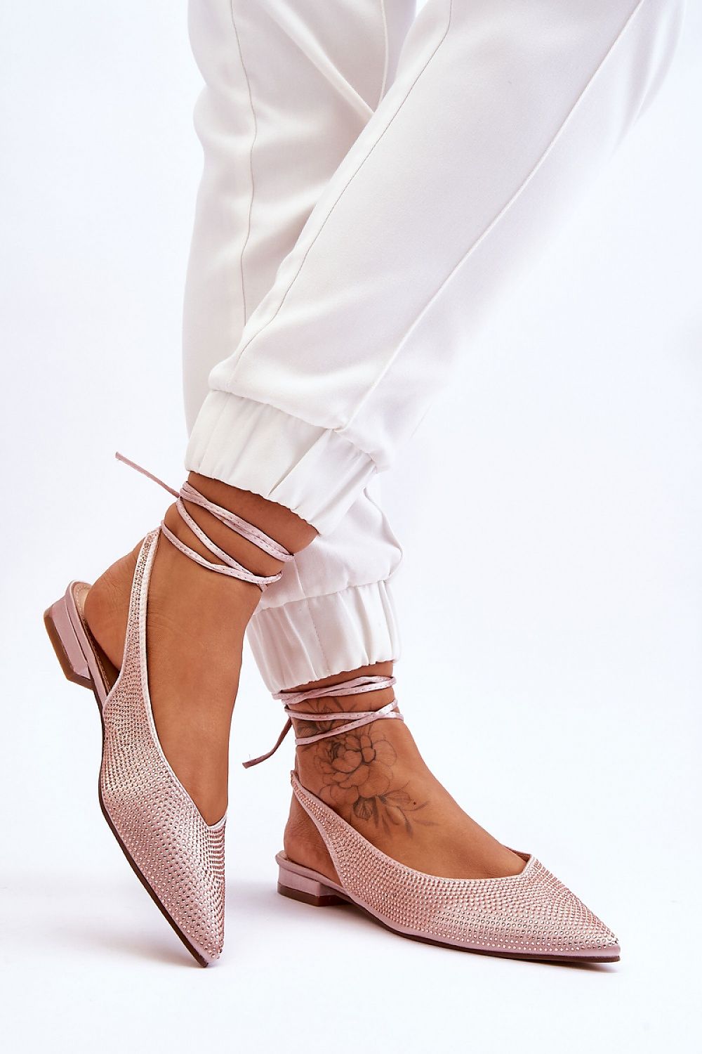  Baleríny na šněrování model 178020 Step in style 