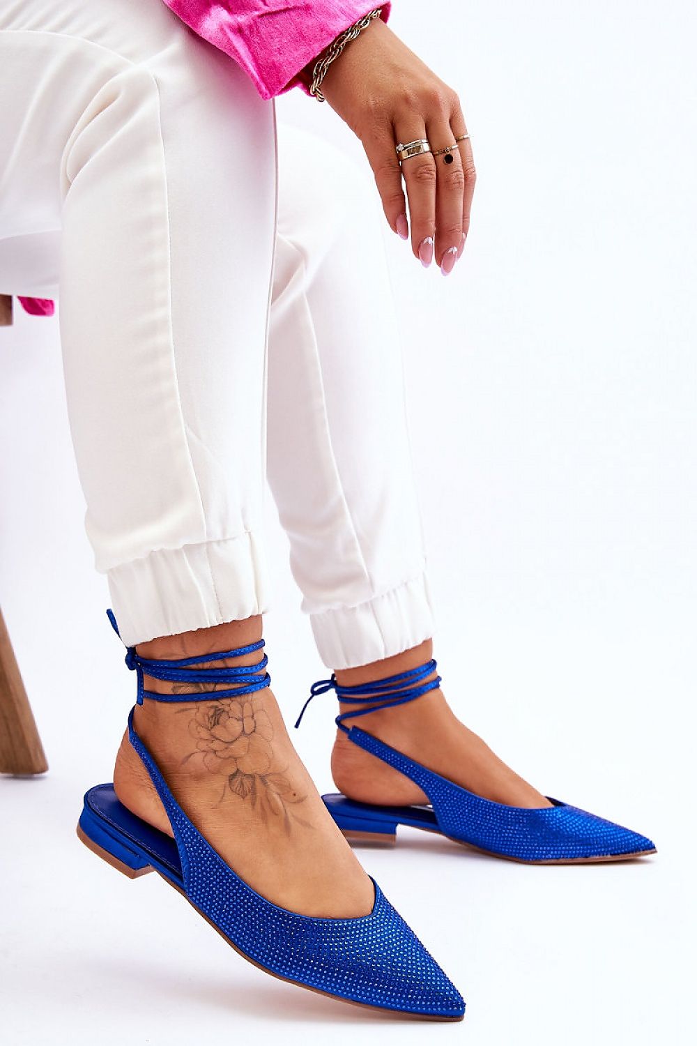  Baleríny na šněrování model 178021 Step in style 